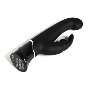 Fifty Shades of Grey Greedy Girl – wibrator króliczek silikonowy, 24,1 cm