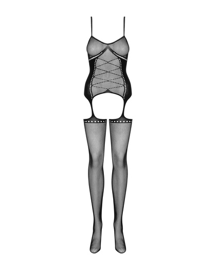 Bodystocking G314 Czarny S/M/L Obsessive