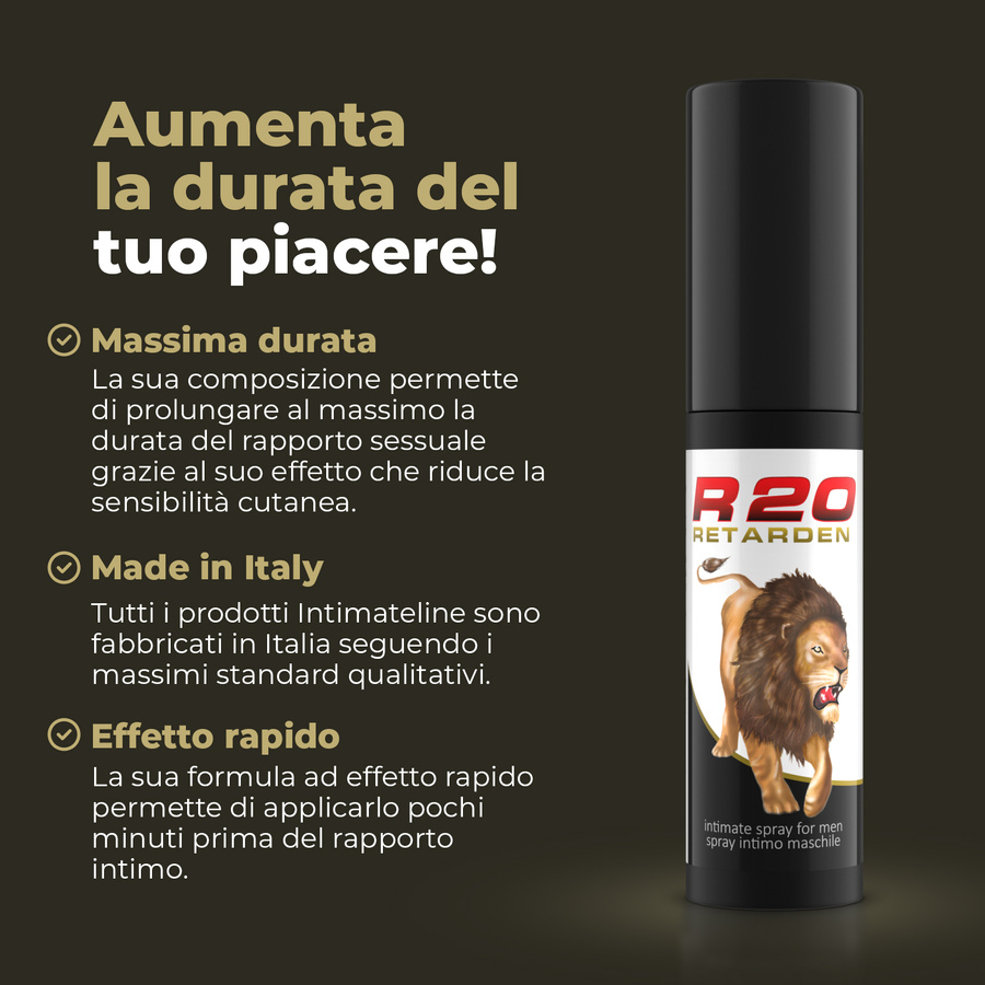 Chłodzący spray dla mężczyzn R20 20 ml IntimateLine