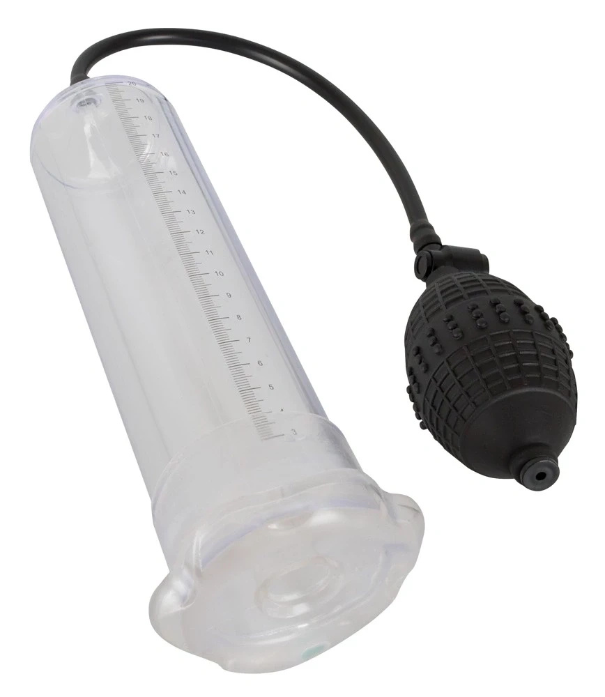 Mr. Boner pompa próżniowa ręczna przezroczysta 22 cm ze skalą