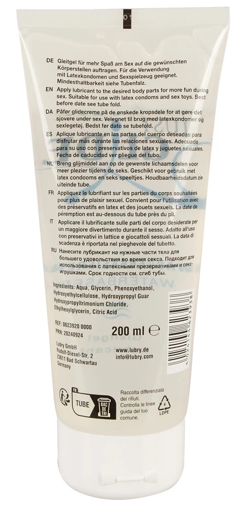 Just Glide wegański żel nawilżający na bazie wody 200 ml