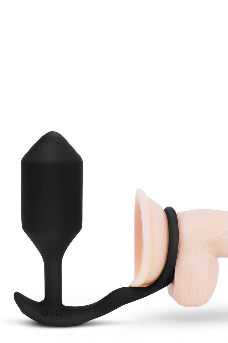 Korek analny Vibrating Snug & Tug Black b-Vibe