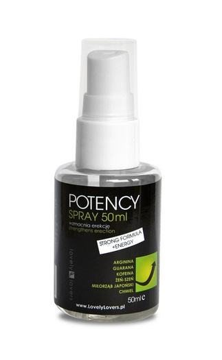 Spray dla mężczyzn Potency Spray 50 ml Lovely Lovers