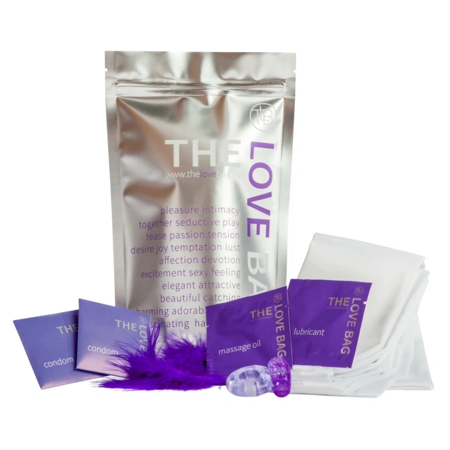 The Love Bag zestaw intymny z akcesoriami, dyskretne opakowanie