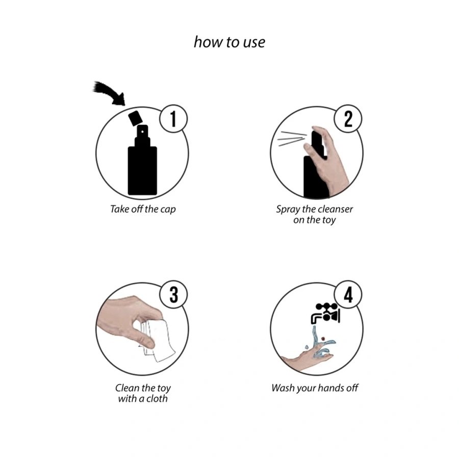 Shots Lubes Liquids spray do czyszczenia akcesoriów 150 ml