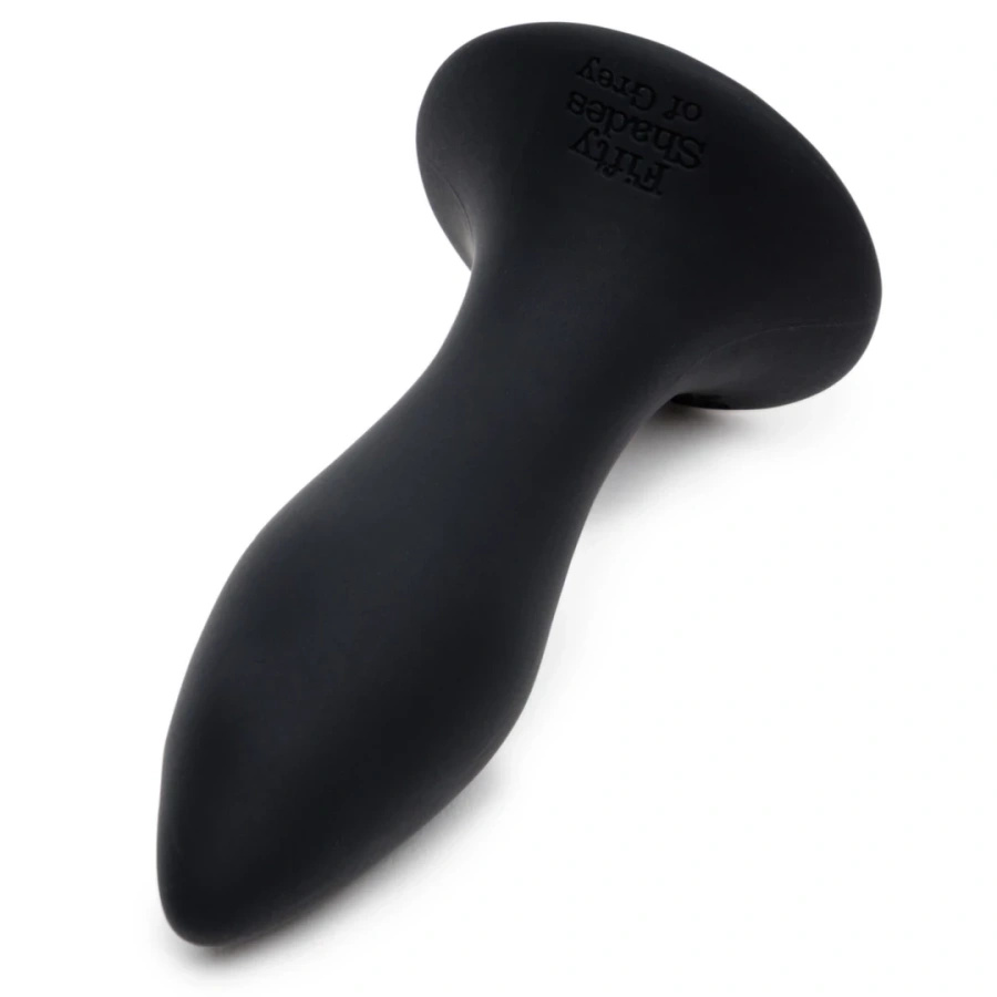 Fifty Shades of Grey Sensation – wibrujący korek analny silikonowy, czarny
