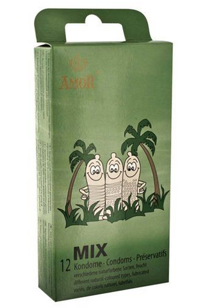 MIX - zestaw prezerwatyw z różnymi fakturami (12 szt.)