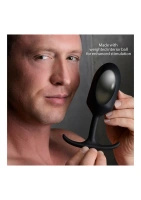 XR Brands Heavy Hitter Comfort Plug korek analny silikonowy z obciążnikiem, bardzo duży
