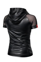 T-shirt Z Kapturem Wetlook Z Rękawami Z Siateczki Solar Czarny Regnes