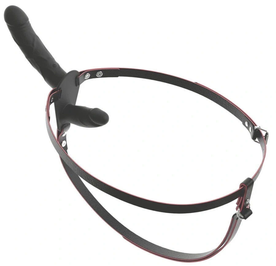 You2Toys RC Vibrating Double Strap-On silikonowy, podwójny, z pilotem