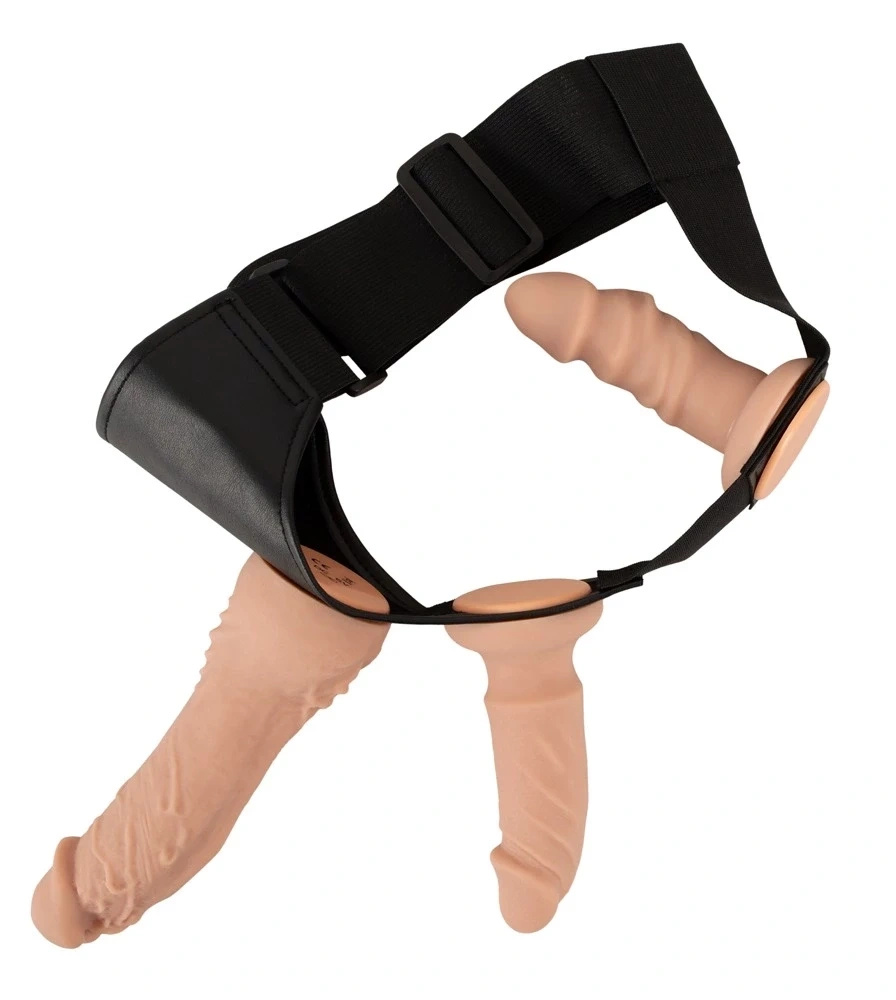 You2Toys RC Vibe zestaw strap-on z uprzężą, 2 końcówkami i wibracjami na pilota