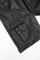 Szorty Cargo Wetlook Lorenzo Czarne Regnes