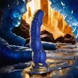 EPIC Poseidon – silikonowe dildo Objęcie Morza, 22 cm, niebieskie