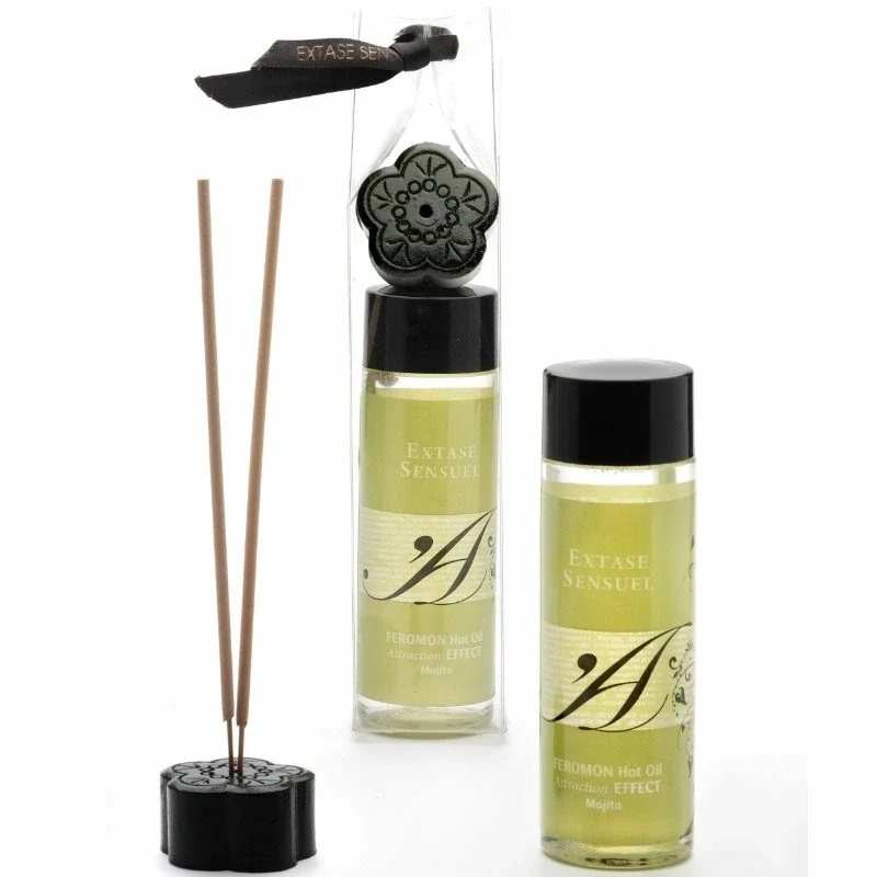 Extase Sensuel olejek do masażu rozgrzewający z feromonami mojito 100 ml