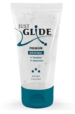 Just Glide Premium żel intymny wodny z hialuronem i pantenolem 50 ml