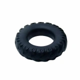 Baile Titan Ring czarno-zielony silikonowy pierścień 2 cm