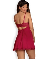 Rosalyne babydoll i stringi czerwone - przełamanie barier Obsessive