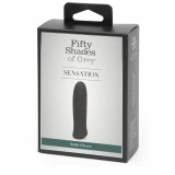 Fifty Shades of Grey Sensation Bullet – mini wibrator silikonowy, czarny