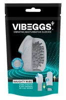 Vibeggs Naughty Nubs – elastyczny rękaw pulsacyjny, wodoodporny, 7-18 cm