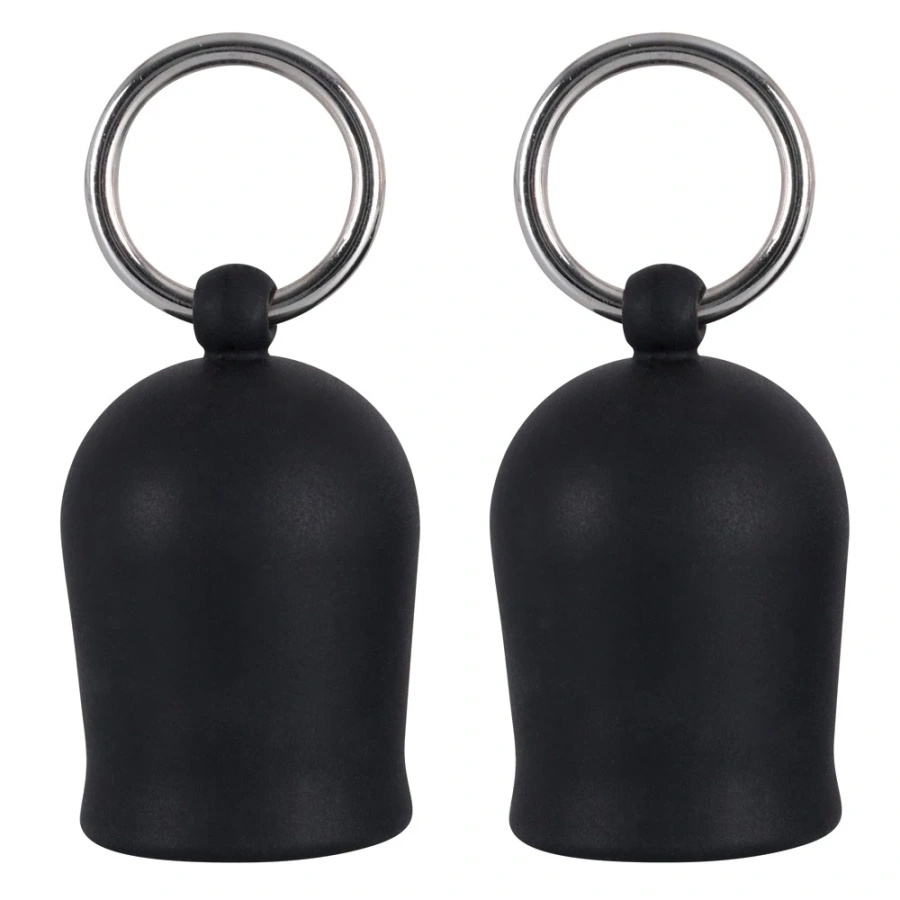 Black Velvets zestaw 2 przyssawek na sutki, czarne