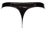 Black Level stringi męskie czarne z połyskiem, M