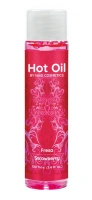 NUEI Hot Oil Strawberry – olejek do masażu rozgrzewający 100 ml truskawkowy