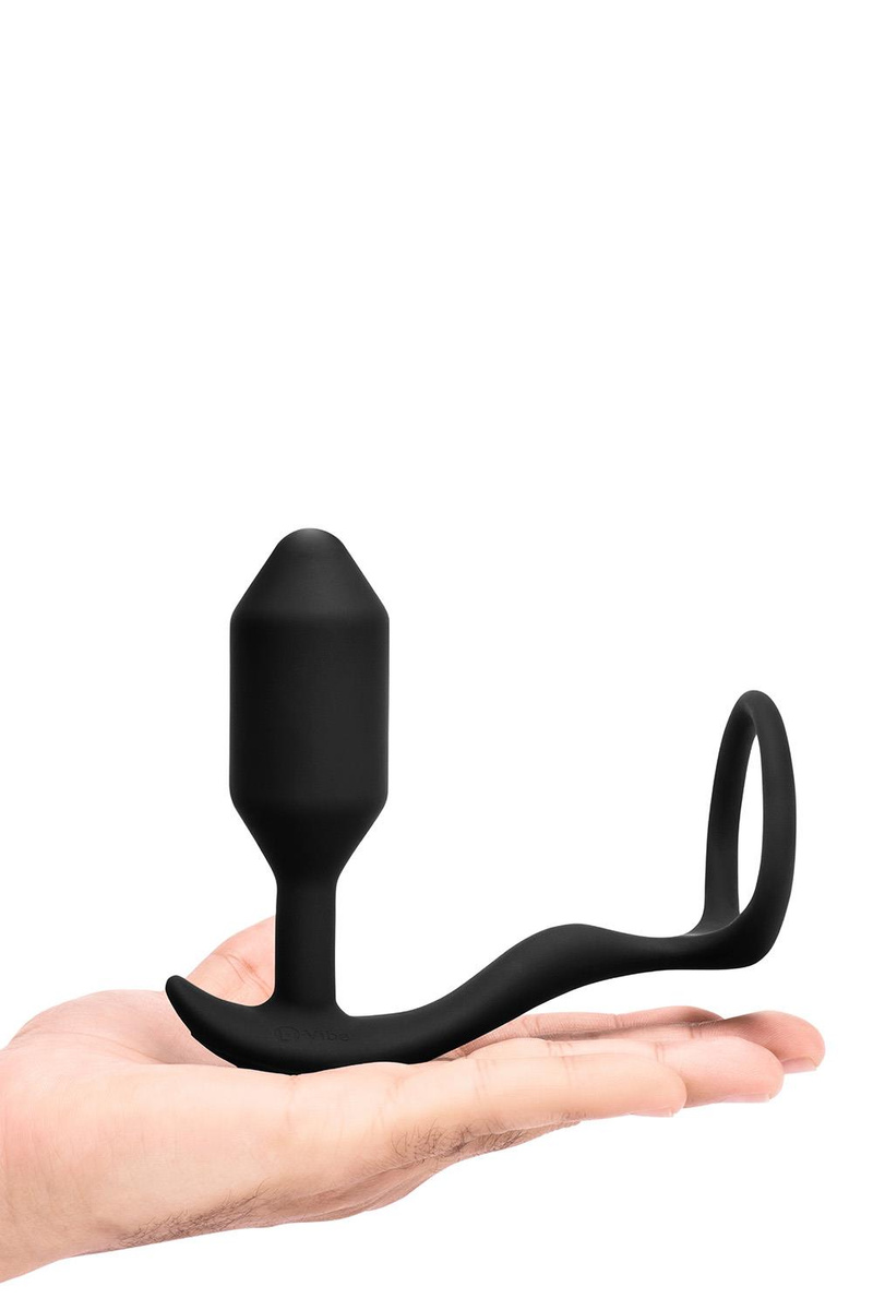 Korek analny Vibrating Snug & Tug Black b-Vibe