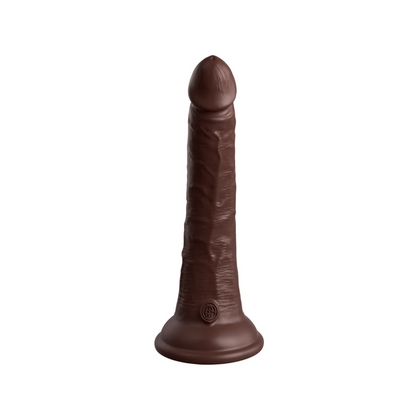 Dildo King Cock Elite Dual Density Cock Brown Pipedream