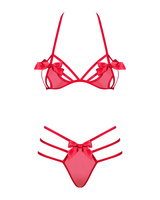 Czerwony Komplet Bielizny Giftella Obsessive