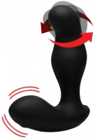XR Brands P-Gyro masażer prostaty rotacyjny, 7 trybów, silikon
