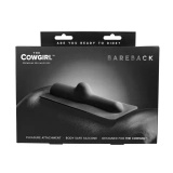 The Cowgirl Bareback – czarna nakładka silikonowa do siedziska