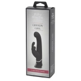 Fifty Shades of Grey Greedy Girl – wibrator króliczek silikonowy, 24,1 cm