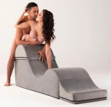 Liberator Aria Flip Chaise Grey – szezlong tapicerowany, regulowany, szary