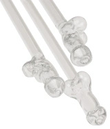 Orion Brand szklane słomki do drinków 21,5 cm, zestaw 4 szt.