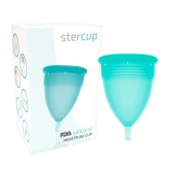 Stercup kubeczek menstruacyjny L, akwamaryna, silikonowy, 24 ml