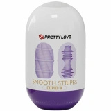 Pretty Love Cupid z gładkimi paskami – elastyczny masturbator