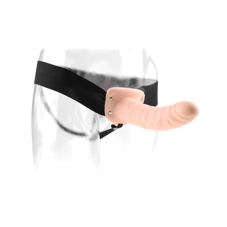 Pusty Strap-on Hollow Strap On 8" Flesh Fetish Fantasy Series