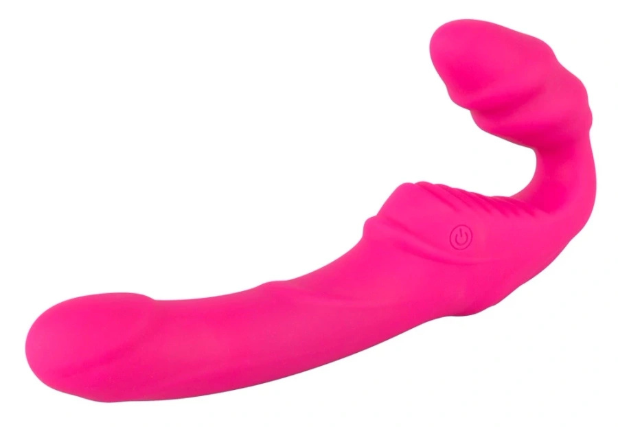 You2Toys Strapless Strap-On 2w1 różowy – wibrujący, bez uprzęży, 21,8 cm