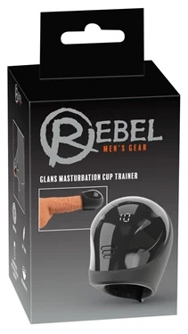 Rebel Glans Cup Trainer masturbator na żołądź z wibracjami, 10 trybów
