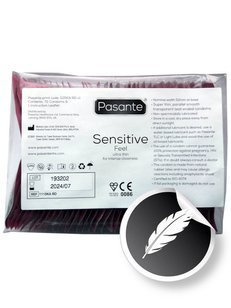 Sensitive / Feel - cienkie WIELOPAK 72 SZTUKI