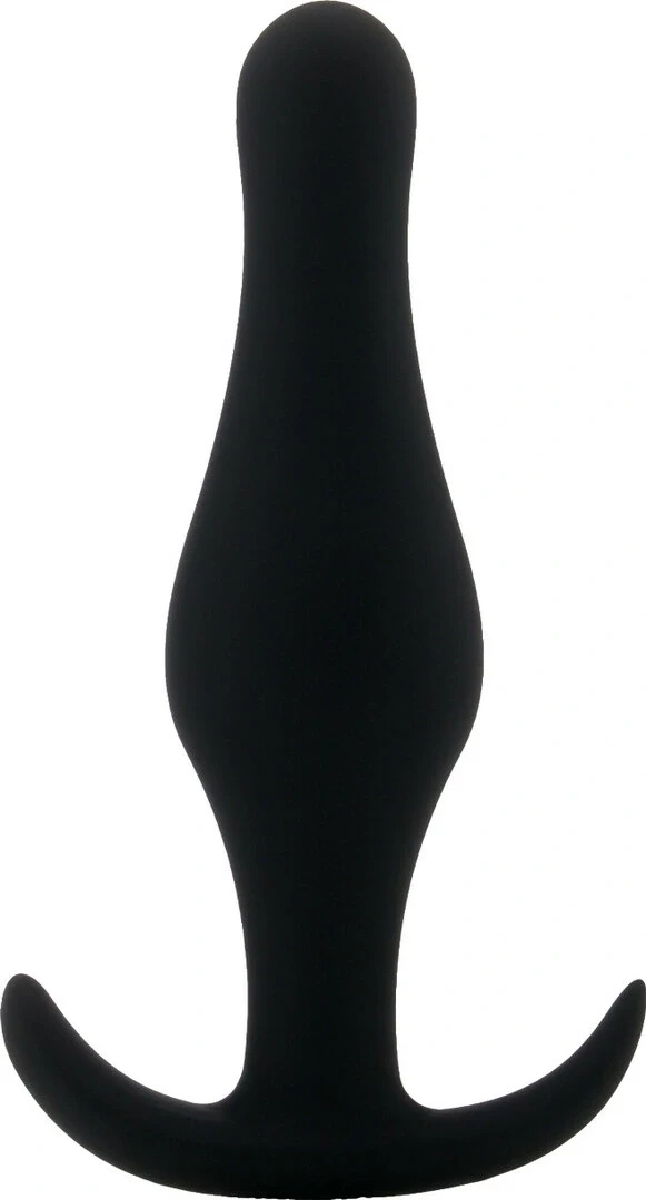 Shots Toys korek analny Small zwężona końcówka 11,7 cm, czarny