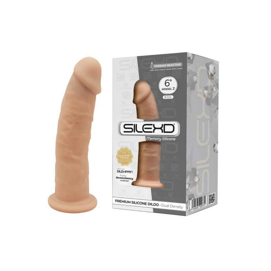 Silikonowe Dildo Model 2 Flesh Silexd