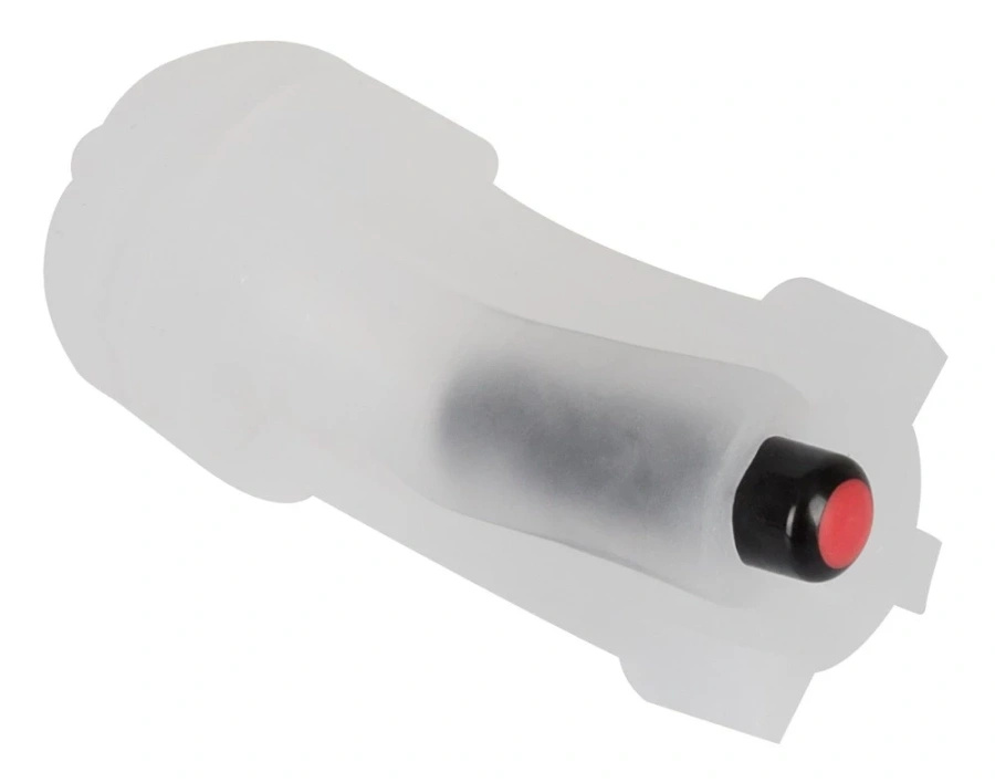 Vulcan Intimate System masturbator z wibracją 15 cm, przezroczysty