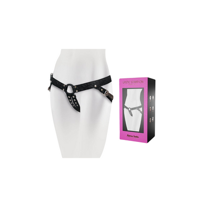 Bawełniany Strap-On Lastic Strap-On Rose-Black Adrien Lastic
