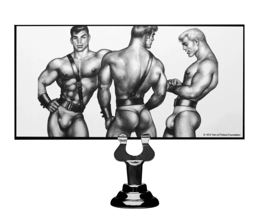 XR Brands Tom of Finland korek analny silikonowy z przyssawką, rozmiar M