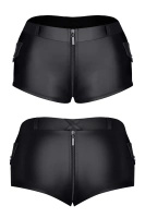 Szorty Wetlook W Stylu Militarnym Hella Czarne Demoniq