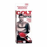 Colt Expandable korek analny pompowany, lateksowy, 10 cm, czarny