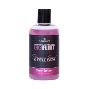 Sensuva Big Flirt Bubble Bath Sweet Secrets płyn do kąpieli z feromonami 237 ml