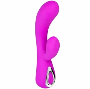 Pretty Love wibrator liliowy 18 cm – 10 trybów, podwójny silnik
