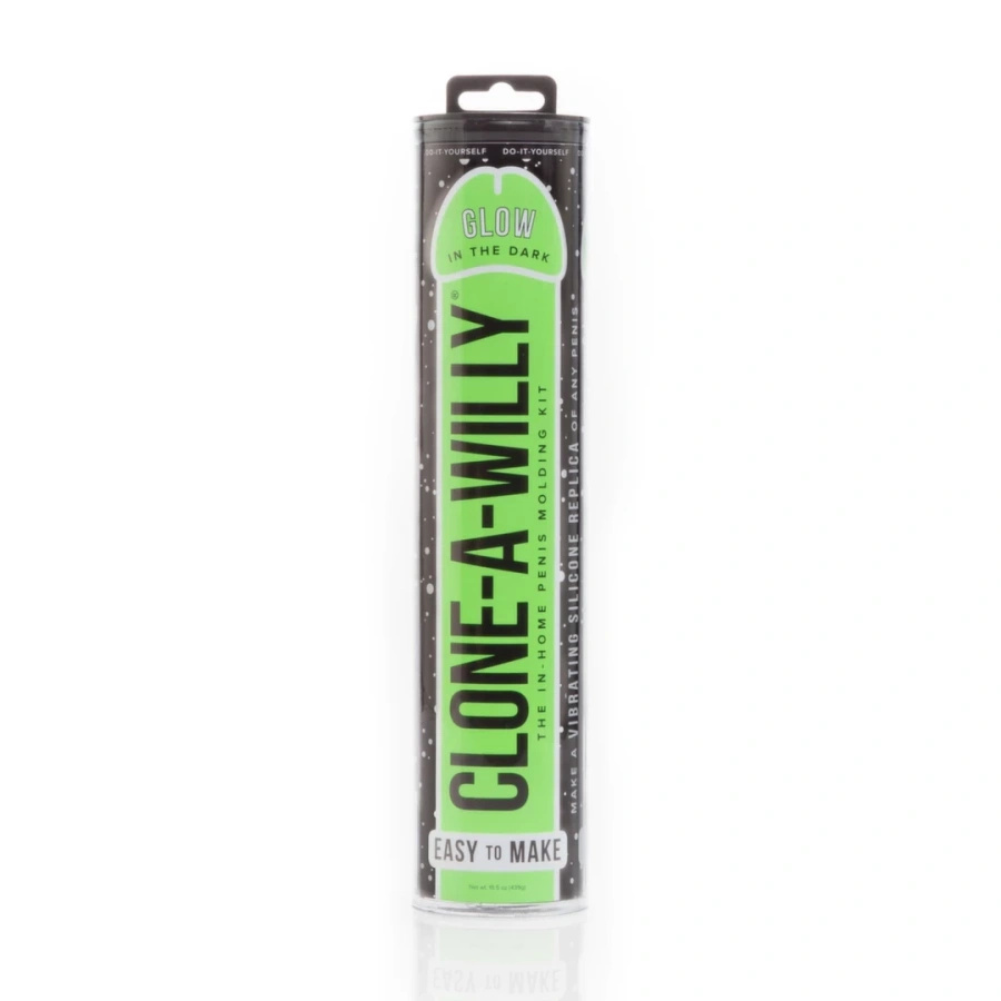 Clone A Willy Kit – zestaw do odlewu, świecący w ciemności, zielony